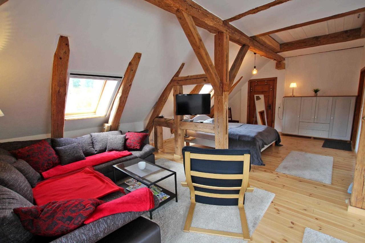 Ferienwohnung Im Forsthaus Am See Schwarz ภายนอก รูปภาพ