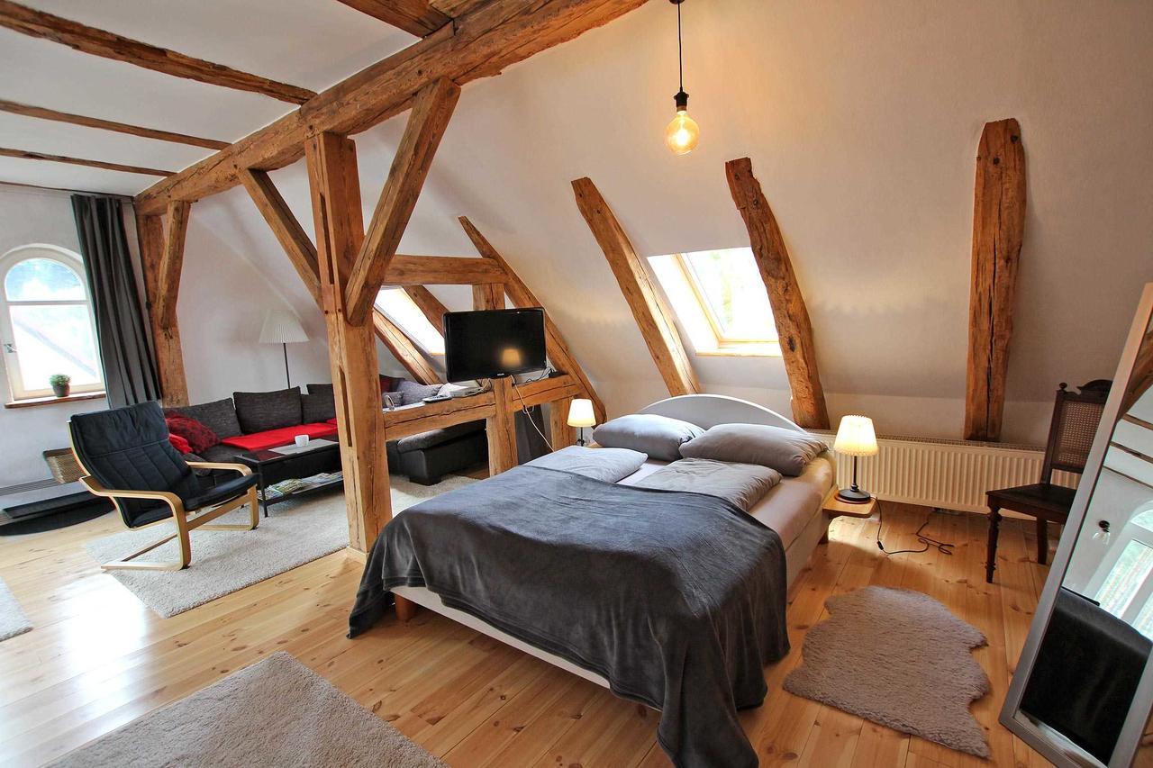 Ferienwohnung Im Forsthaus Am See Schwarz ภายนอก รูปภาพ